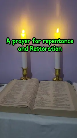 prayer for repentance and Restoration #prayer #dailyprayer #jesus #amen 