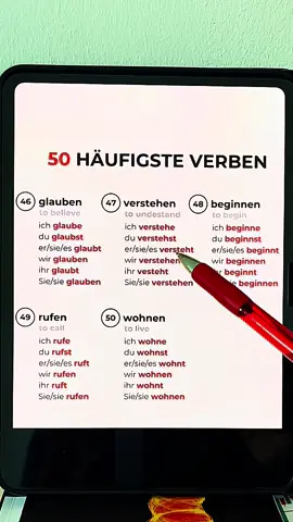 Part 199 | die Verben  #deuschlernen #germanlessons #learngerman #آلمانی_قدم_به_قدم #آلمانی 