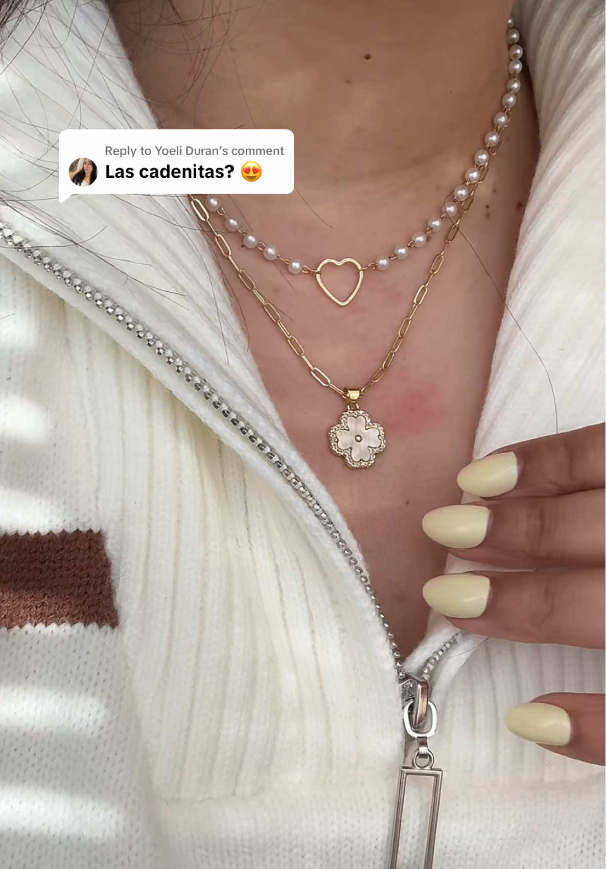 Replying to @Yoeli Duran 🔗 en mi Amazon Storefront 💖 #jewelry #necklace #amazonfinds #amazonjewelry 