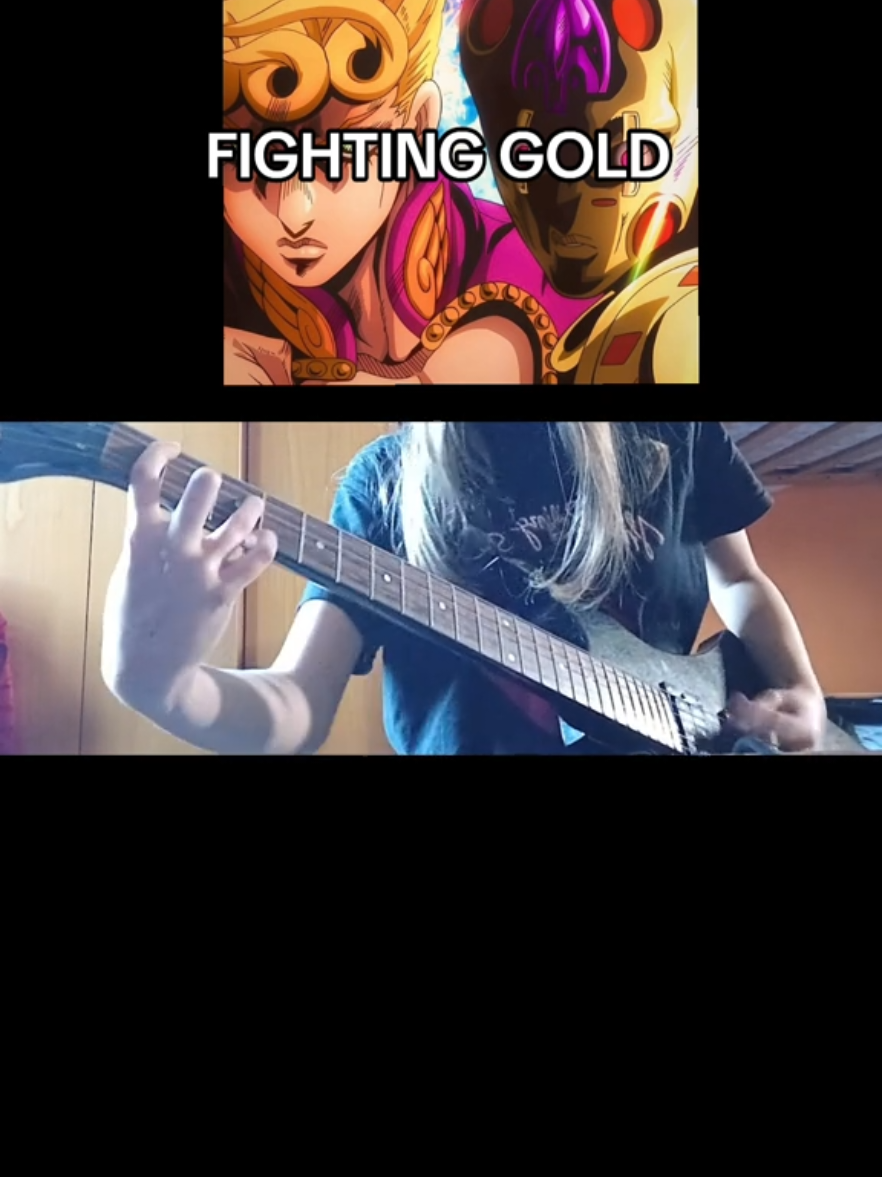 FIGHTING GOLD for@nika joestar  #jojosbizarreadventure #jojobizarreadventure #jojosbizzareadventure #jojo #jojos #jjba #jjbapart5 #goldenwind #ventoaureo #fightinggold #coda #openinganime #giornogiovanna #giorno #jojoreference #guitar #guitarcover #plsgovirall #fyp 