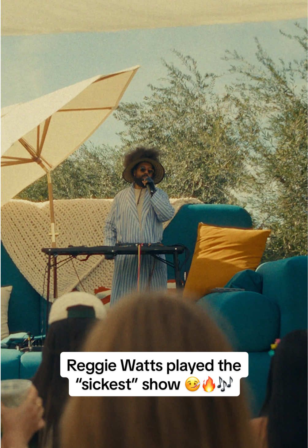 @Reggie Watts played the 