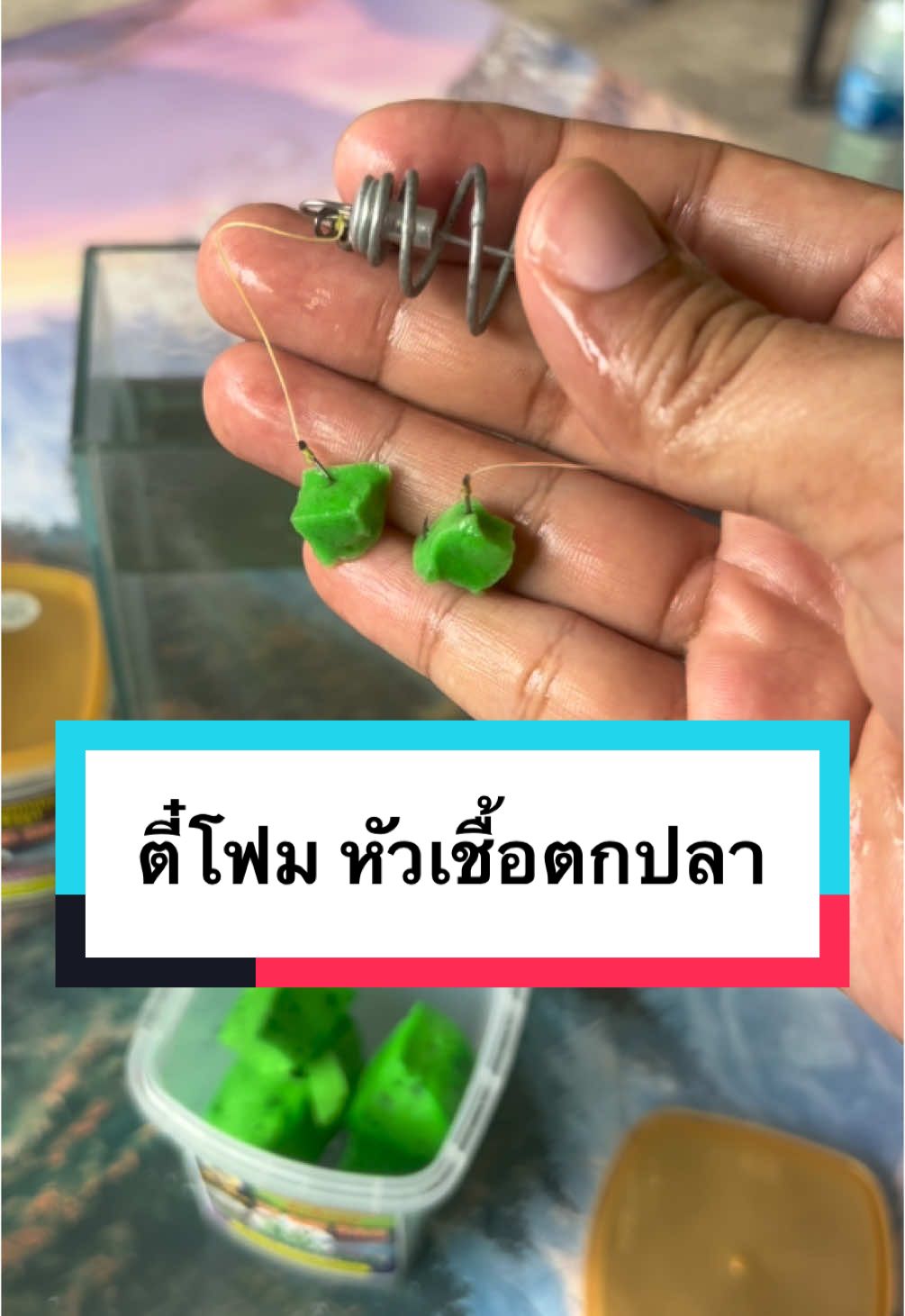 ตี๋โฟม ตัวเกี่ยวเบ็ดตกปลาสำเร็จรูป #หัวเชื้อตกปลา #เหยื่อตกปลา #อุปกรณ์ตกปลา 