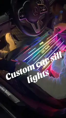 Customizable car door sill lights universal for all cars #car #cargadgets #cars #carlight #carlover #cargoodthing #cargadgets #auto #automotive #fyp #viral #custom #carlights #caraccessories #carlovers #lights #light 