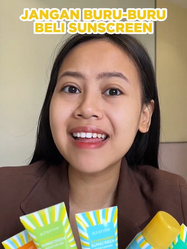 jangan buru buru pilih sunscreen sebelum tau jenis kulitmu yaa Zestie!! yuk checkout Sunscreen Azarine sesuai dengan jenis kulitmu🤗☀️ #azarine #azarineproduct #azarinesunscreen #sunscreenazarine #sunscreenproducts #sunscreenlokal #bluelightprotection #sunscreenreview #sunscreentips #fyp