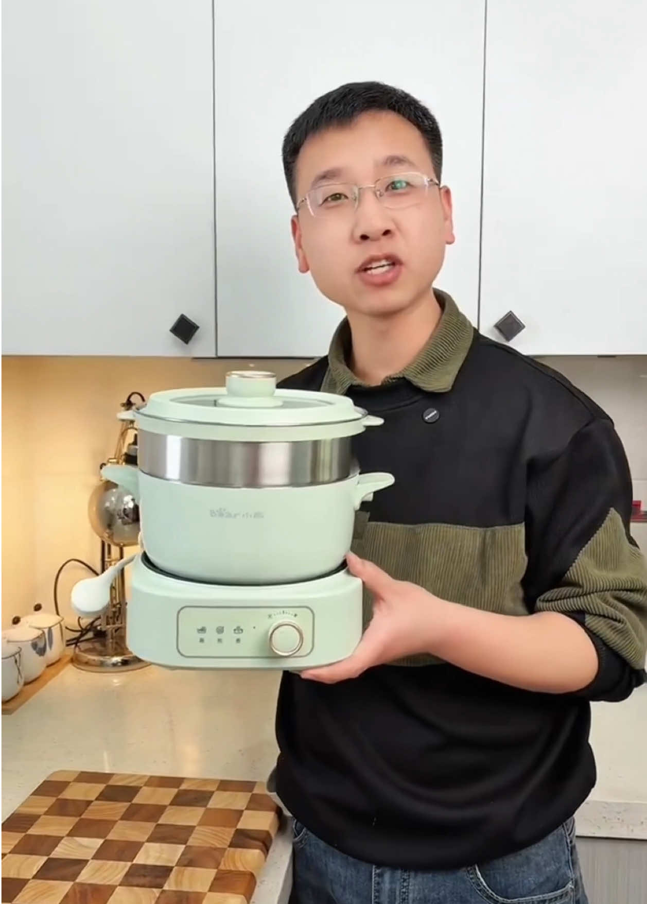 Bộ bếp điện mini + nồi cao cấp 👍  #giadungtienich #giadungthongminh #dogiadung #reviewdogiadung #noidiatrung #noicomdien #noihap2tang #noilaudien #noidiendanang #ilovetiktok #goodthing 