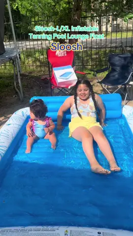 #Sloosh#43.990 贝 Weekly Deals Sloosh-L/XL Inflatable Tanning Pool Lounge Float With Cup Holder, 70