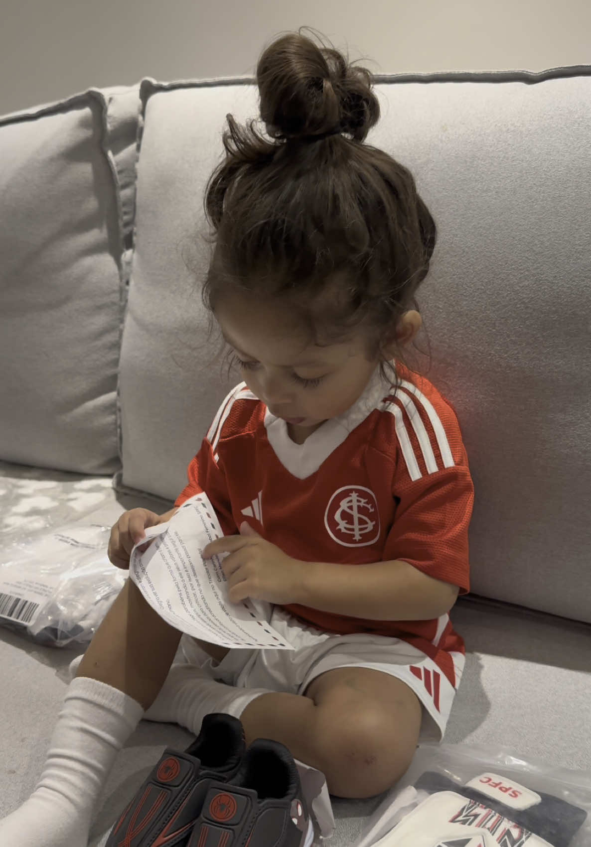 “Obligado Ellen e São Paulo” 😍🫶🏼 #futebol #criança #tik_tok #kidsoftiktok 