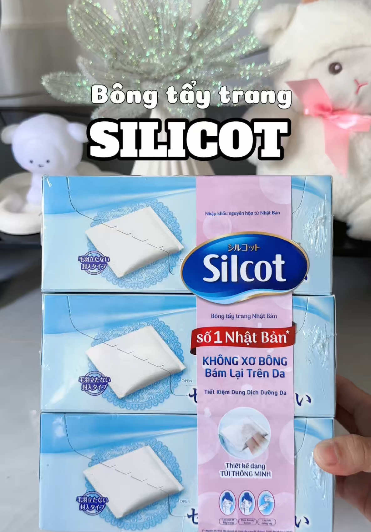 Bông tẩy trang Silicot chân ái trong lòng tui ❤️ #bongtaytrang #bongtaytrangquocdan #bongtaytrangsilcot #silicot 