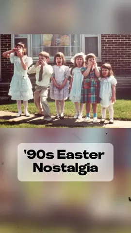What Easter was like for kids growing up in the’90s-from eggs hunting to classical Easter parades ✨ #nostalgia #1990s #2000s #backtochildhood #childhoodmemories #usa #90skids #easter #90sEaster #throwback #fyp #foryoupage #trending 