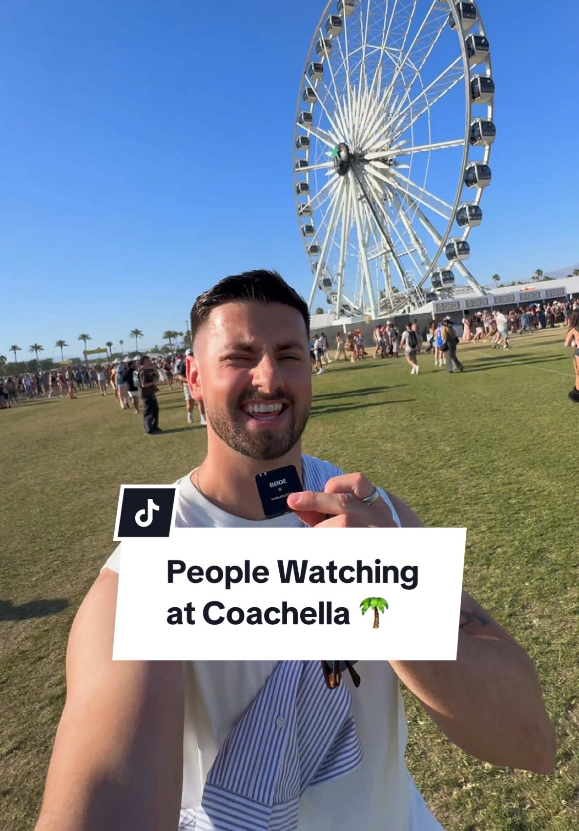 People Watching at COACHELLA 👀🌴 #PeopleWatching #coachella #celebrity #jamescharles 