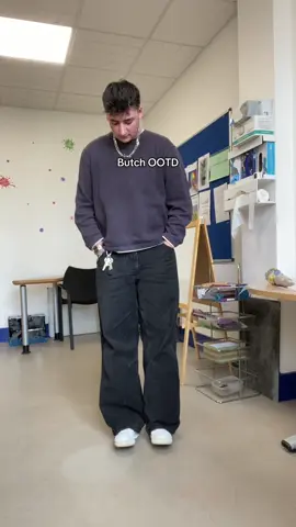 Blue and black 4 life #lesbian #transmasc #butch #trans #OOTD 