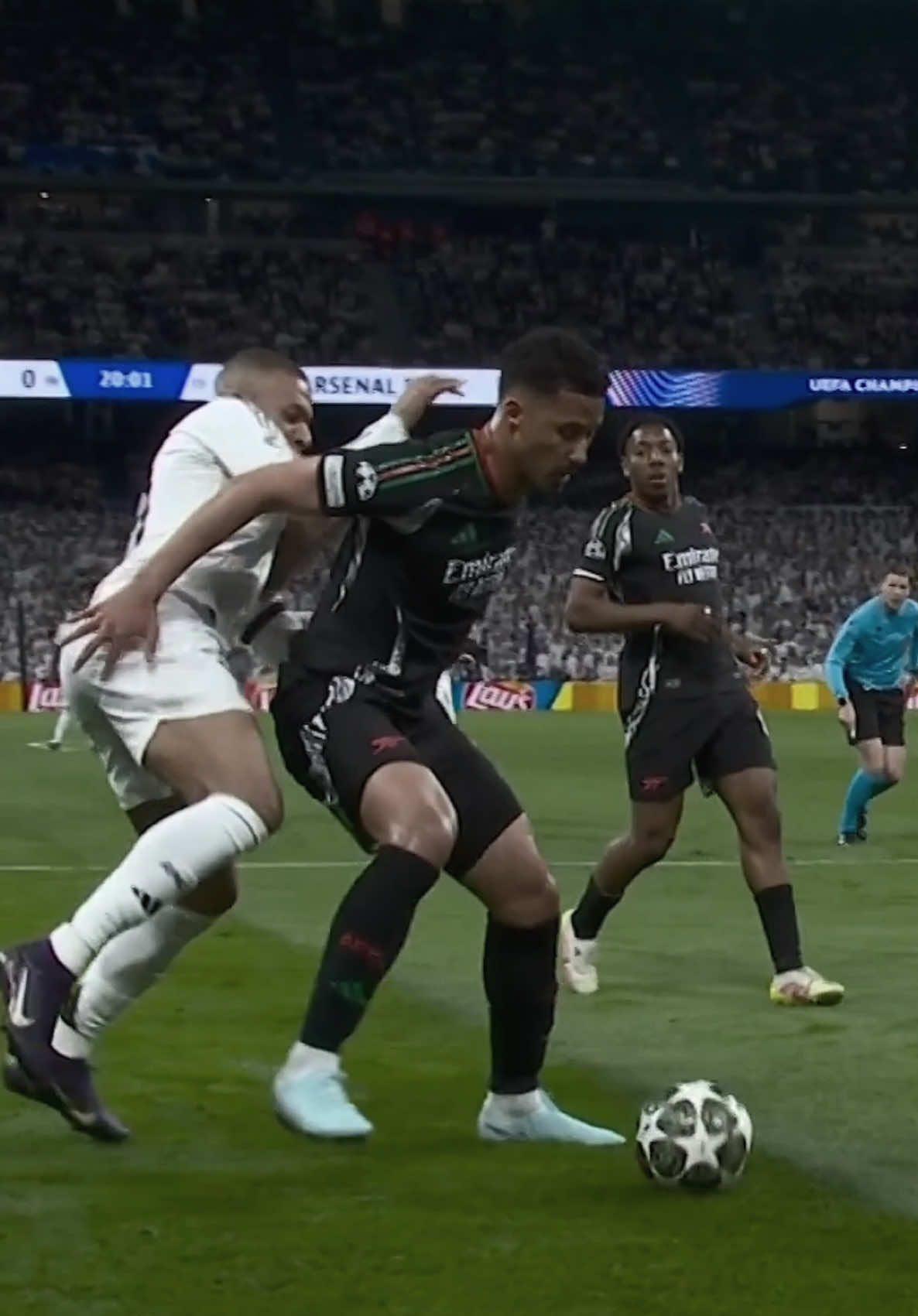 Saliba 😤😤 #UCL 