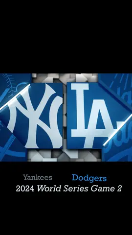 Yankees vs Dodgers 2024 World Series Game 2 #Dodgers#Yankees#MLB#Baseball#GOAT#Sohei#ShoheiOhtani#MookieBetts#GerritCole#AaronJudge#FreddieFreeman#TeoscarHernandez
