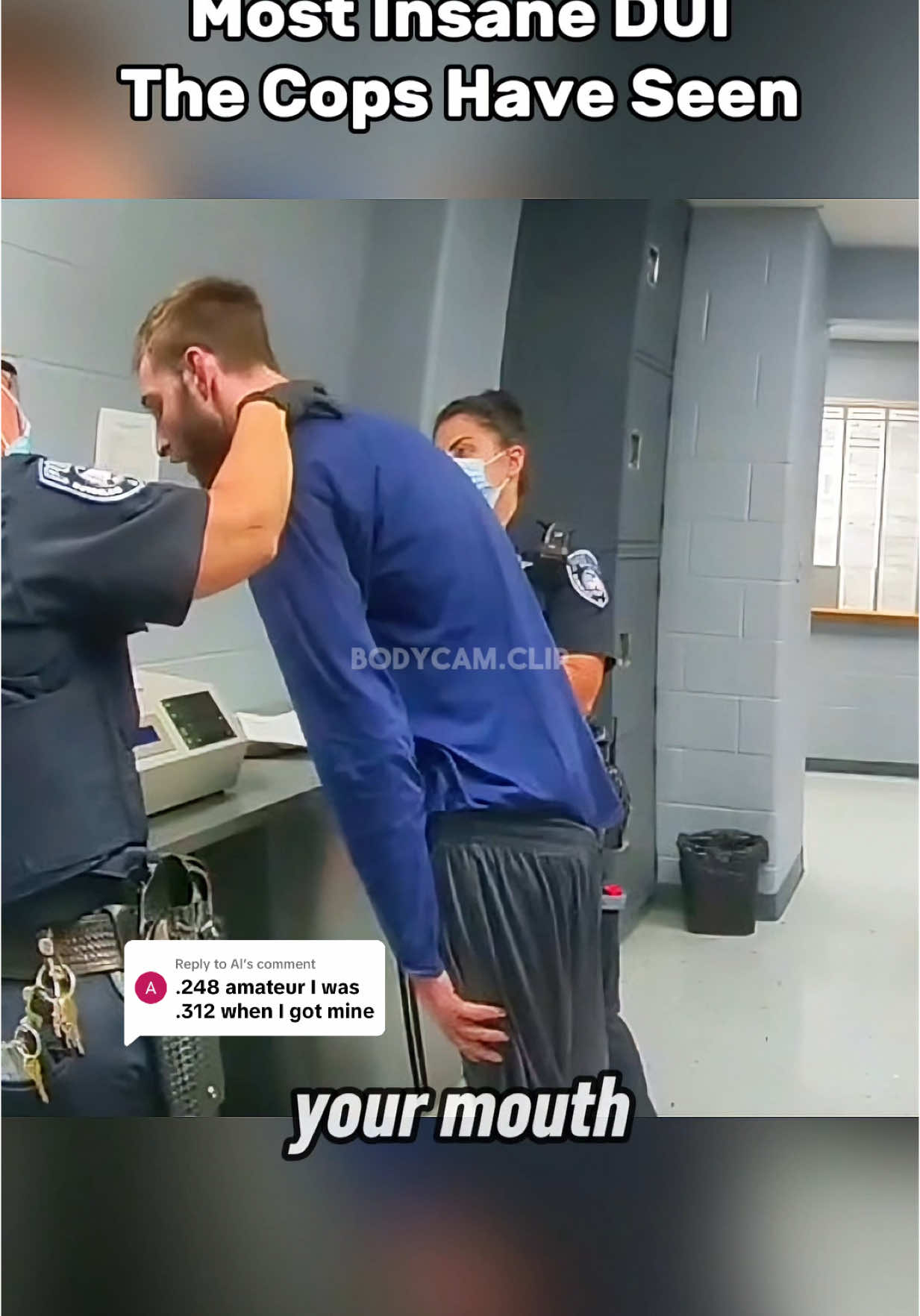 Replying to @Al The man blew a .248% do you think there is more to the story? Let me know in the comments👇😳 #bodycamera #duiarrest #fypツ #copcam 