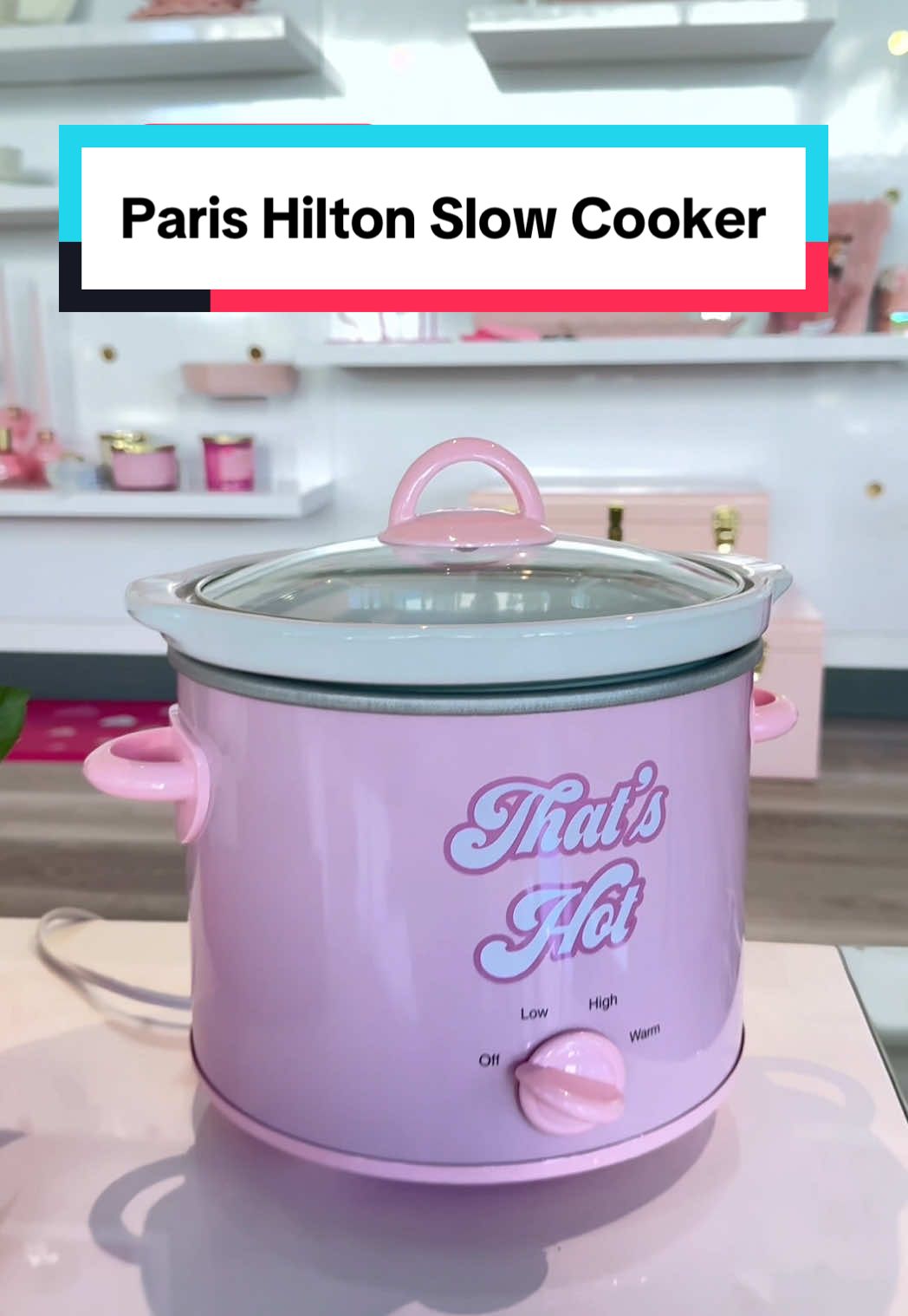 The most sliving slow cooker is available now on TikTok Shop ✨💕  #parishilton #mothersdaygift #slowcooker #pinkkitchen #sliving 