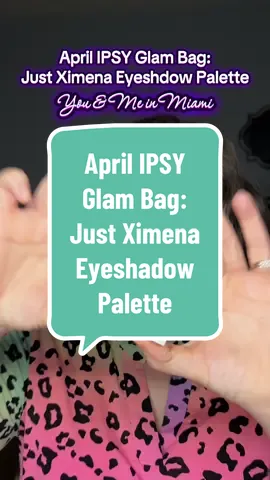 I have to say I am impressed with this little eyeshadow palette from Just Ximena Cosmetics that came in my April glam bag from @IPSY ! The colors apply and blend well and so far the look is wearing well today. . . #justximenacosmetics #ipsy #ipsybag #ipsyglambag #glambag #eyeshadow #eyeshadowpalette #eyeshadowlook #makeupjunkie #makeuplover #makeupaddict 