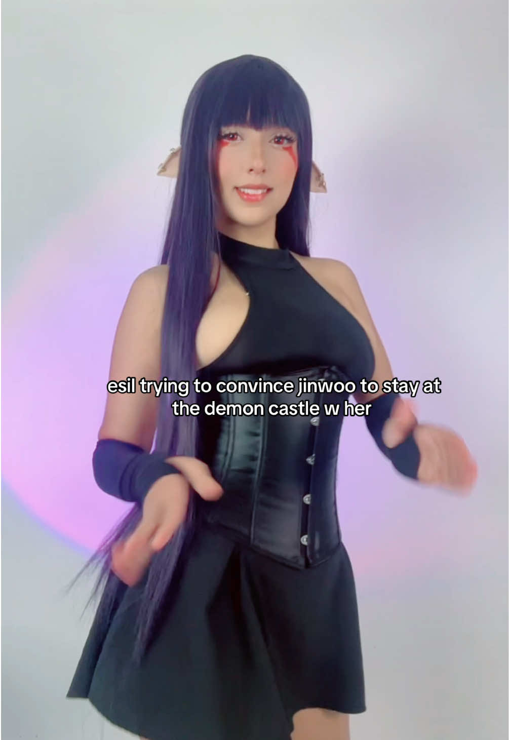 she never GAF either that’s twin #esilradirucosplay #esilradiru #sololeveling #cosplay 