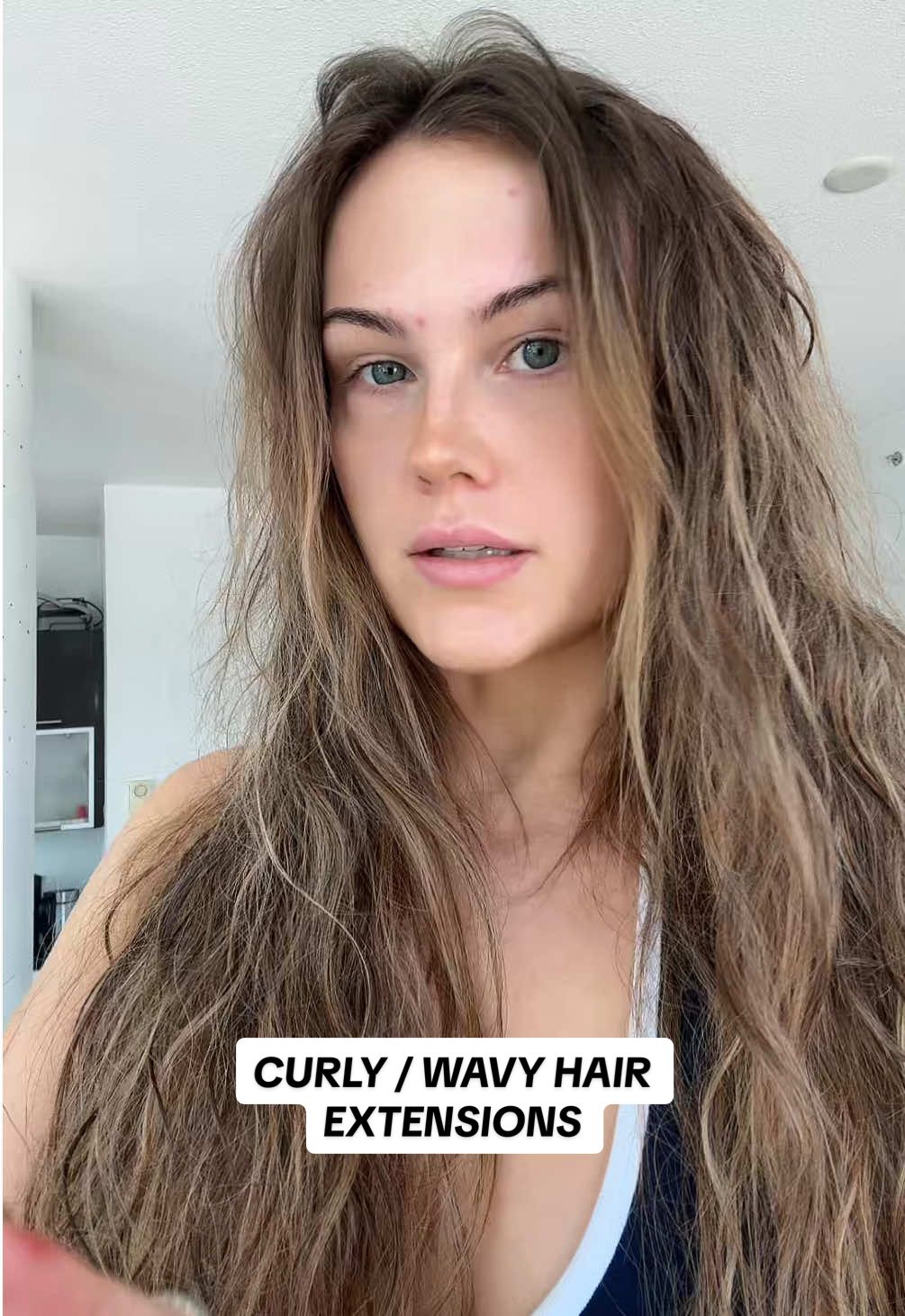 Curly / wavy hair extensions- @Muse DIY Hair Extensions Dc: Jazra 💕 #tapeinextensions #hairextensions #wefthairextensions #diyhairextensions #curlyhair #wavyhairroutine 