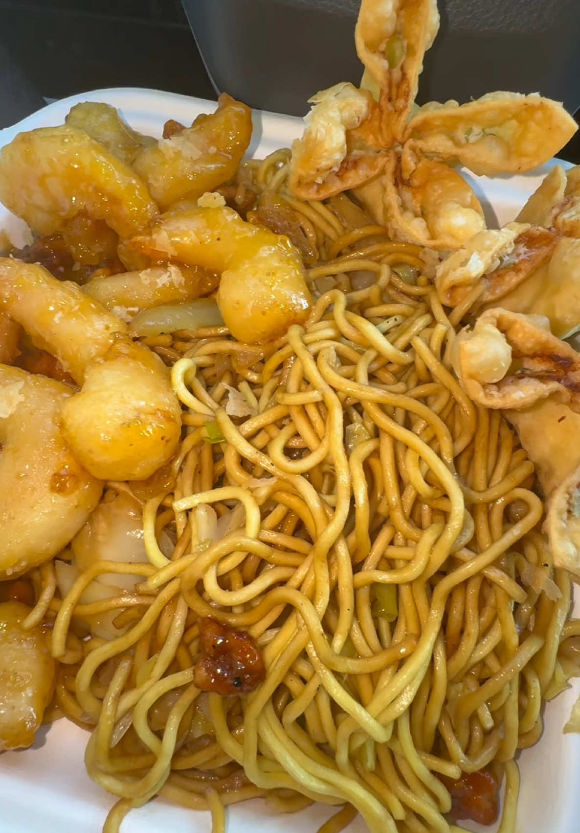 Panda Express Mukbang 🐼 | Cream Cheese Rangoons, Honey Walnut Shrimp 🍤, Chow Mein, Cookie 🥠 #Fyp #FoodTok #Mukbang 