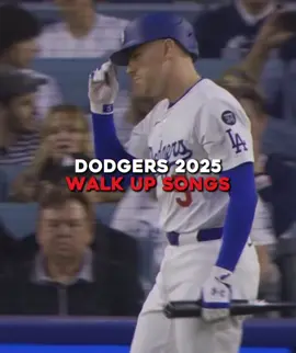 Dodgers 2025 walk up songs 🔥 (some guys have multiple songs) #fyp #MLB #baseball #mlbtiktok #dodgers