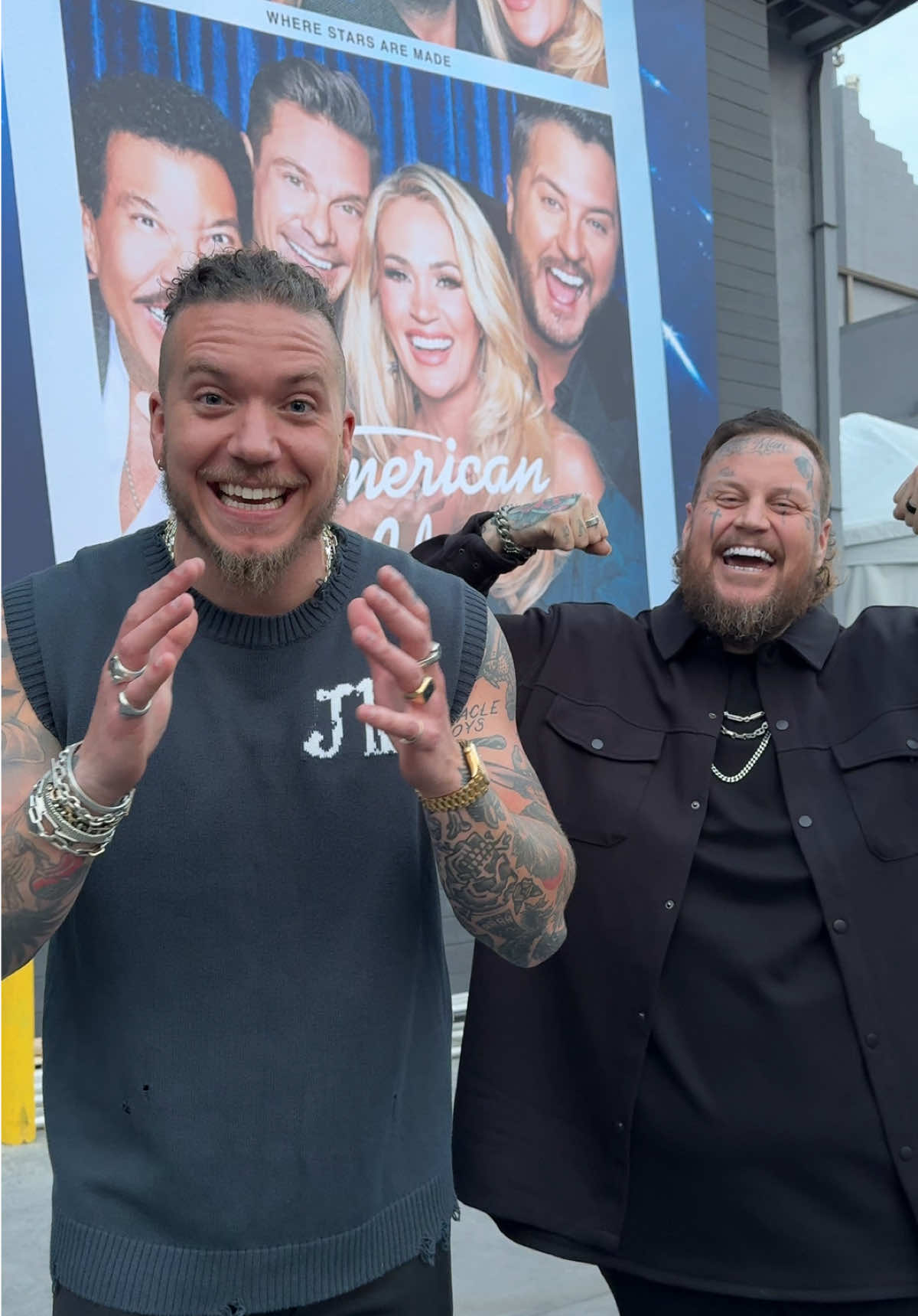 Freaking. Out. 🤩 @Brandon Lake and @Jelly Roll perform “Hard Fought Hallelujah” SUNDAY! #AmericanIdol on Easter will lift you 🆙
