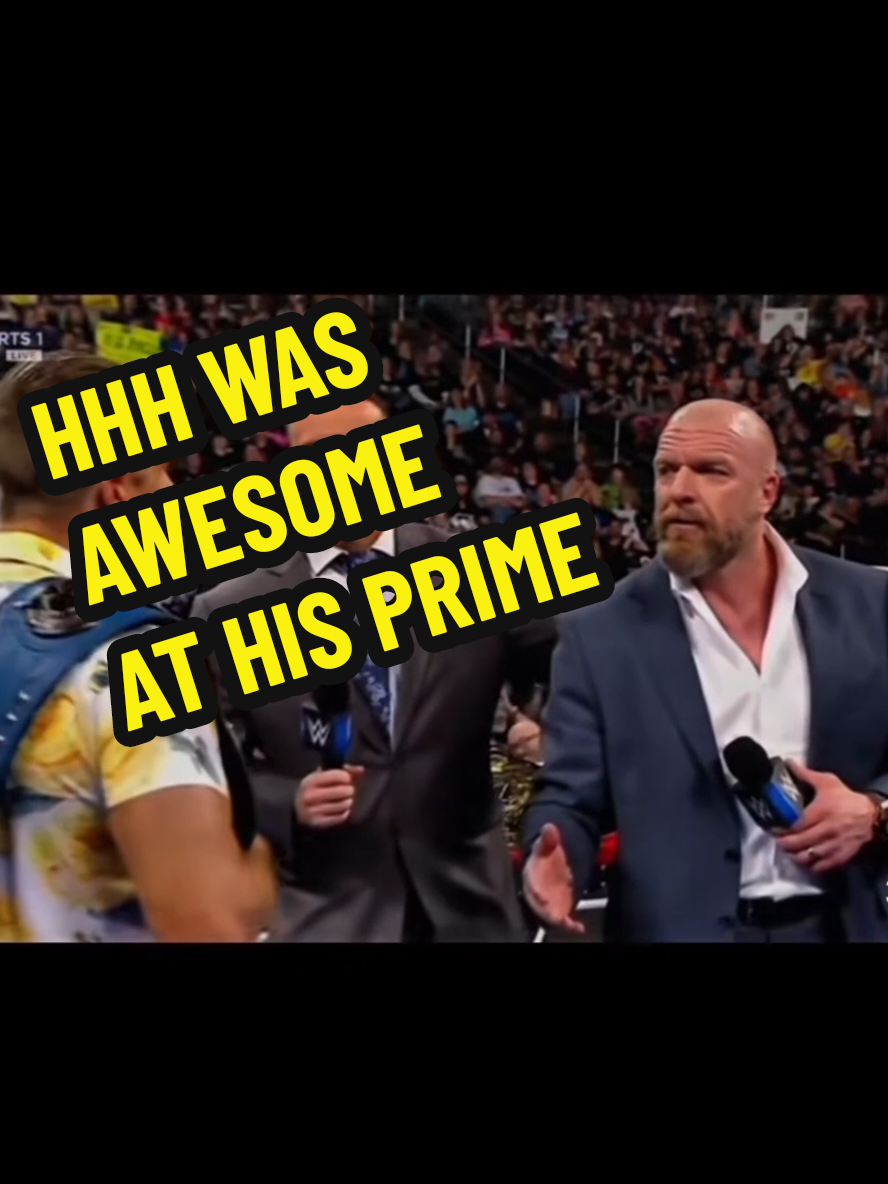 Kids today dont know what was HHH at his prime. #wwehalloffame  #tripleh #WWE #WrestleMania 