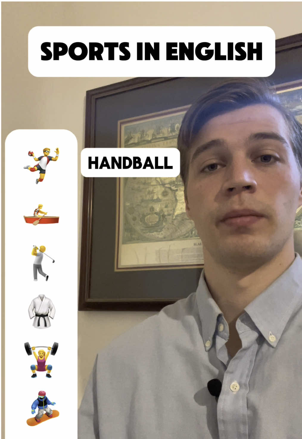 Sports in English 2 #learnenglish #englishteacher #englishlesson 