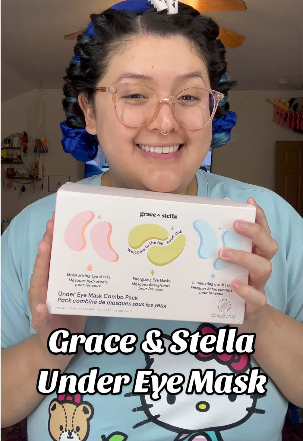 This is your sign to treat yourself #graceandstella #undereyebags #undereyecircles #eyemask #favoriteskincare 