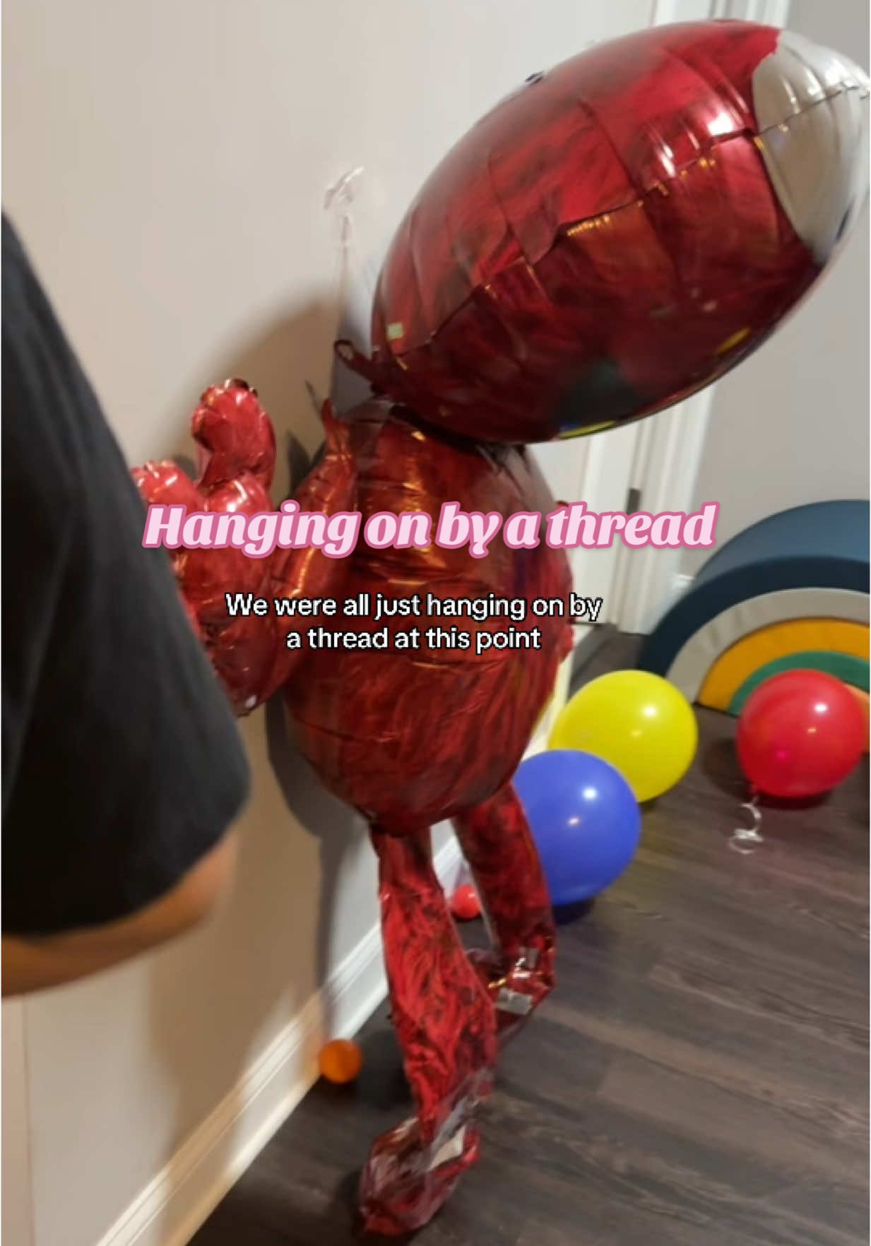 Elmo said “Goodbye cruel world!” 😂 #1stbirthday #elmo #momlife #sahm 