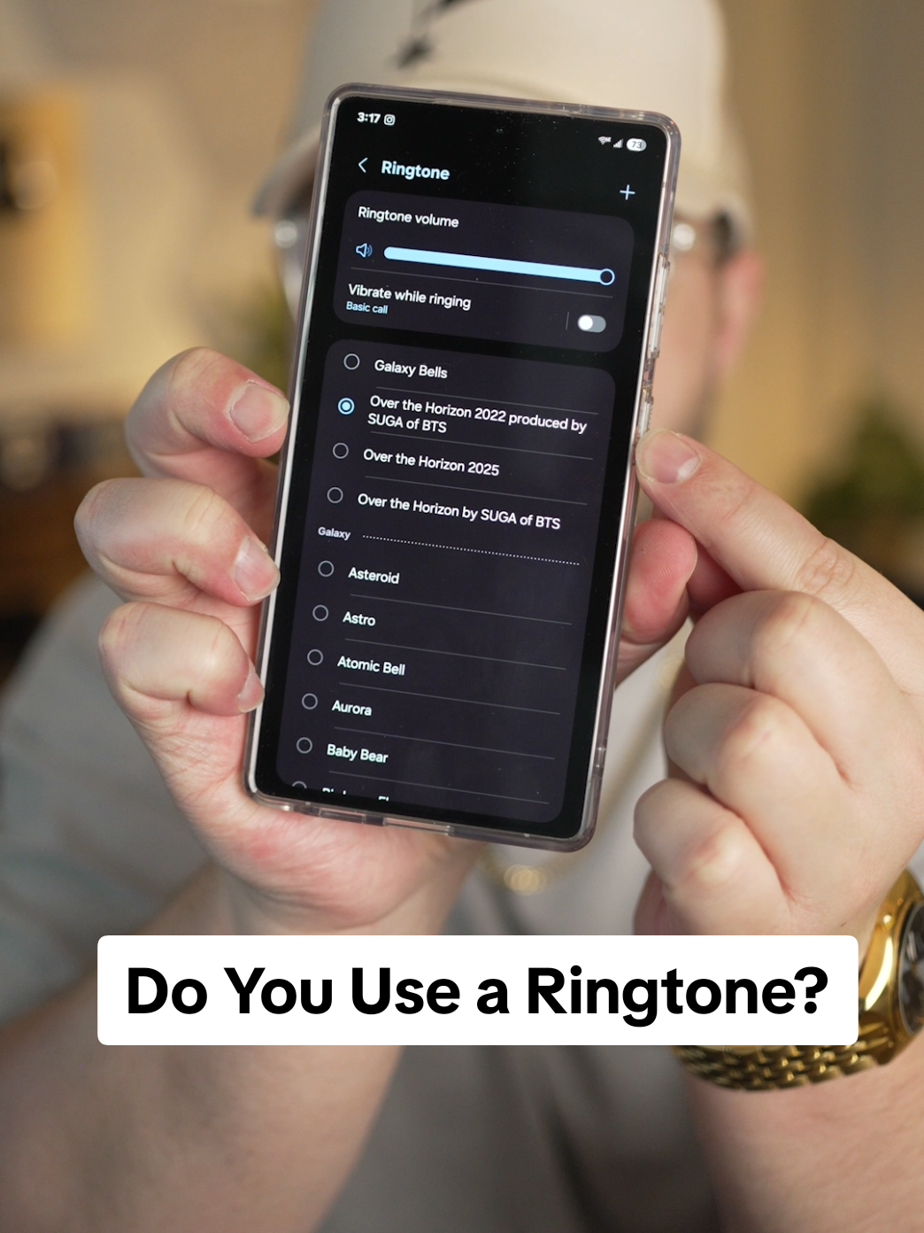 Do you use a ring tone? #techtok #Tech #samsung #android #s25ultra #imparkerburton #androidguy #techguy 
