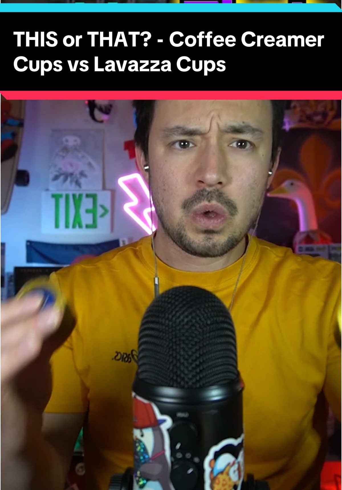 | Fast ASMR | Aggressive ASMR | THIS or THAT? - Coffee Creamer Cups vs Lavazza Cups 🔗 1-Hour Patreon Video available for GOAT Tier 🐐 👇 I NEED ANOTHER THIS or THAT CHALLENGE! Let me know in the comments BELOW! Did This or That Win? ❤️ If you'd like to support me and the ASMR, a 1-Hour Patreon Video available now for my GOAT Tier 🐐 #Asmr #asmrsleep #asmrcommunity #asmrvideo #asmrtapping #asmrrelax #fastasmr #mouthsounds #mouthsoundsasmr #chaoticasmr #asmrsound #asmrvids #asmrvid #asmrroleplay #asmrtingles #asmrtingle #asmrtriggers #tingles #tinglesounds #tinglesasmr #asmrscratching #asmrwhispering #asmrwhisper #inaudiblewhisper #asmrasmr #gibiasmr #coffeeasmr