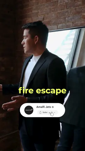 In the latest vlog, Margeaux tries to convince Kolin to climb onto the fire escape. #FlyAmalfi #PrivateJet #Travel