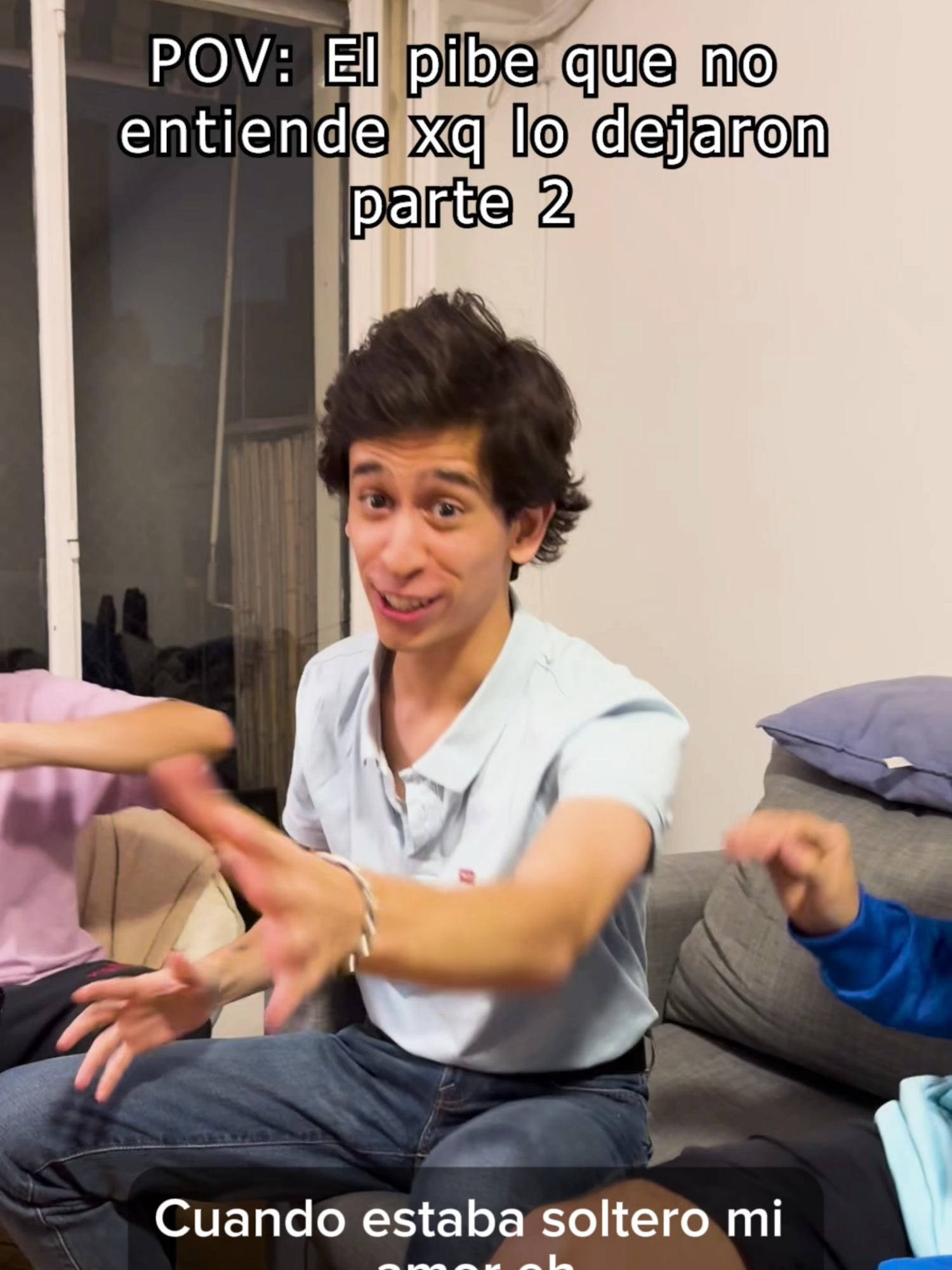 SEGUIME. El pibe que no entiende xq lo dejaron. parte 2 #humor #comedia #auto #sketch #chill #cita #novios #fyp #viral #novio #novia