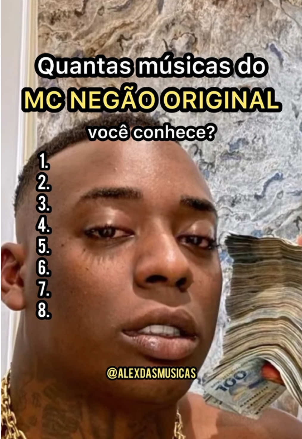 Quantas Músicas do MC NEGÃO ORIGINAL Você Conhece? #mcnegaooriginal #negaooriginal #funkstatus 