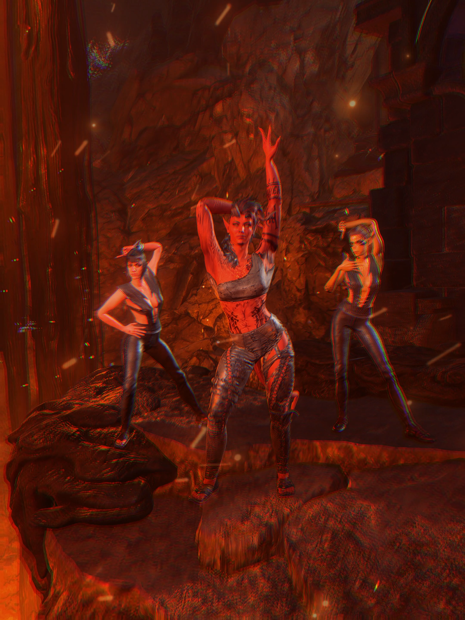 She's HOT TO GO!!! - #fyp #karlach #karlachbg3 #laezel #shadowheart #bg3 #photomode #patch8