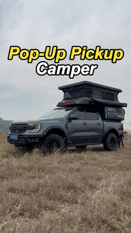 Pop-up Pickup Camper Made in China Backpack Box off-road RV Ford F-150 Toyota Tundra  Innaturemanufacturer#RV # #crosscountryRV #Rvtour #RVathome #rvcamping #AdjustableroofRV #heavytruckRV #offroadrv  https://innaturemanufacturer.com/products/travel-trailer-series/pop-up-tent-pickup-truck-camper/