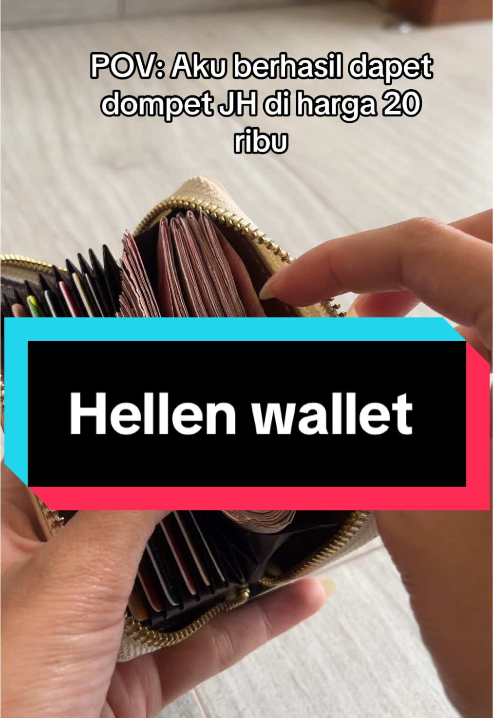 Kapan lagi Helen walet dari Jimshoney cuma 20 ribuan  #hellen #hellenwallet #jimshoney #viralvideo #viraltiktok #fyppp #fyppppppppppppppppppppppp #fyp #dompetmurah 
