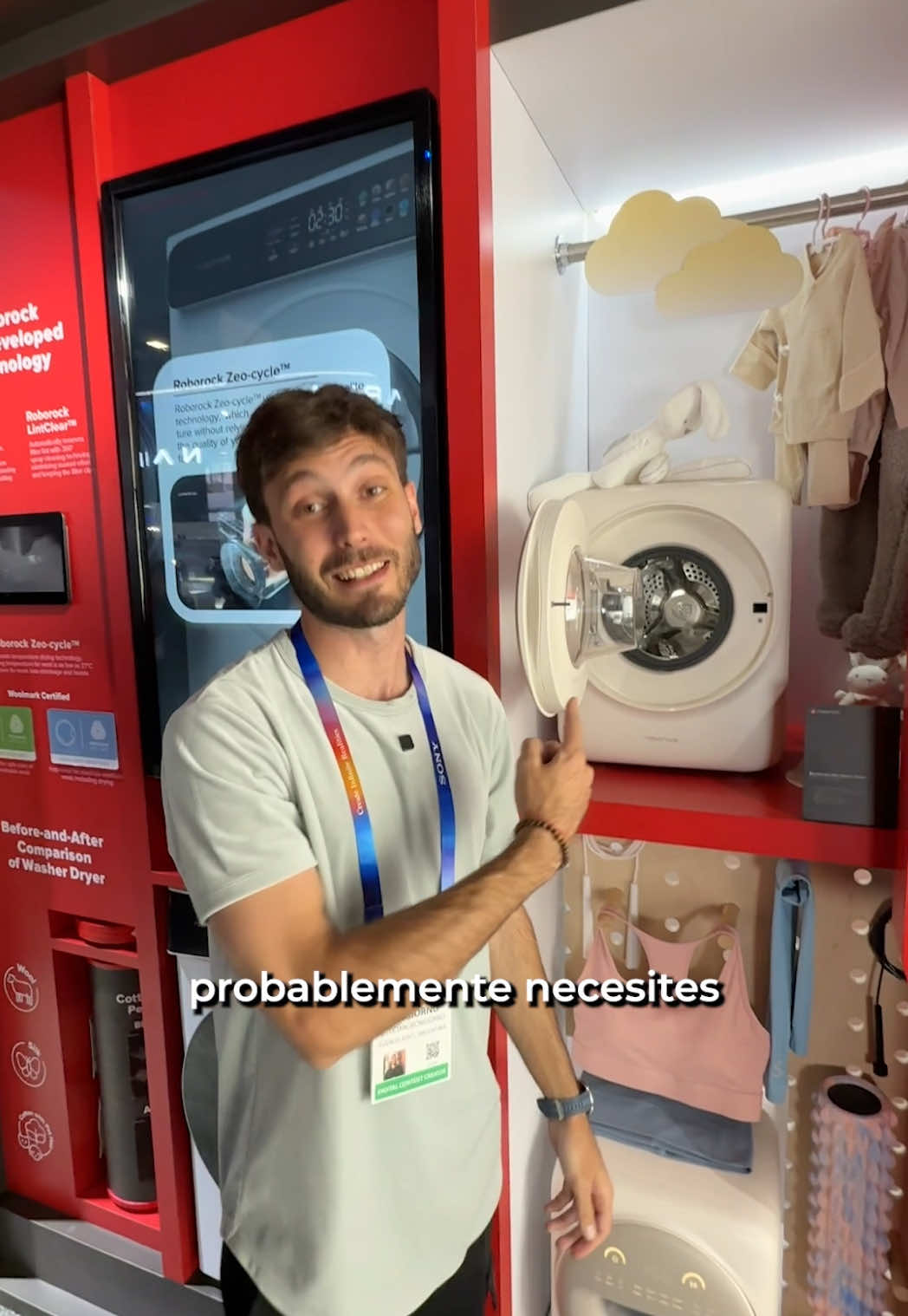 Quien más necesita una? 👀Estás mini lavadoras de la marca Roborock son ideales para espacios chicos #tecnologia #mini #lavadora 