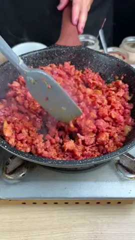 Sausage fricassee made in the frying pan. INGREDIENTS- 1KG OF SAUSAGE 1 CHOPPED ONION 1-2 TEASPOON SALT 1-2 TEASPOON BLACK PEPPER 1 TEASPOON PAPRIKA 1 TEASPOON BAIANO SEASONING 1 TEASPOON MEAT SEASONING 200G