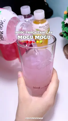nước thạch trái cây mogu mogu siuu ngonn #nuocthachtraicay #mogumogu #thachtraicay #unboxing #ozzyreview 