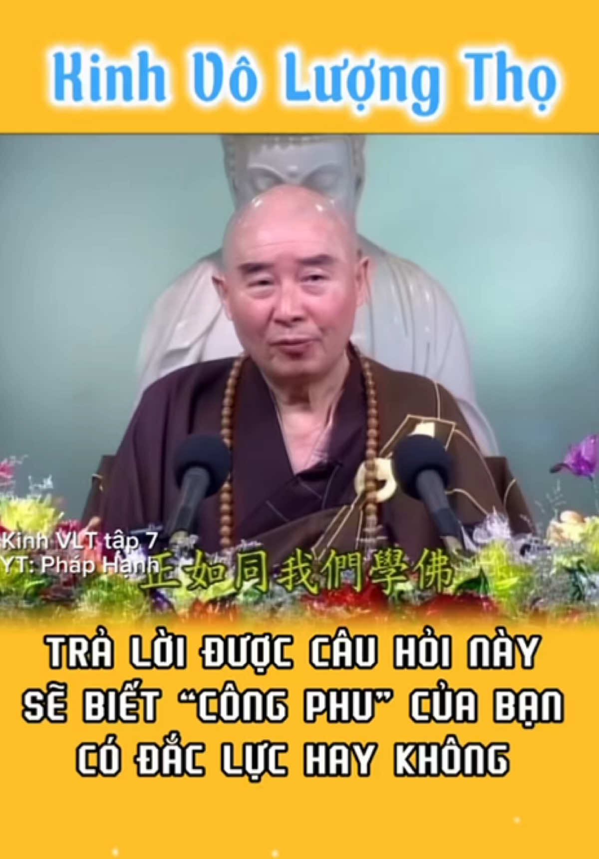 Học Phật đã lâu. Học Kinh Niệm Phật cũng nhiều Nhưng chính mình có biết công phu của mình có chân thật đắc lực hay không? Pháp Sư Tịnh Không Kinh Vô Lượng Thọ Nam Mô A Di Đà Phật  Tâm An Vạn Sự An Trích: Kinh Vô Lượng Thọ tập 7 YouTube: Pháp Hạnh #phapsutinhkhong #hoathuongtinhkhong #tinhkhongphapsu #nammobonsuthichcamauniphat #nammoadidaphat #tamanvansuan28 #xuhuong #xuhuongtiktok #phatphapnhiemmau #kinhvoluongtho #adidaphat #vangsanh #vangsanhcuclac 