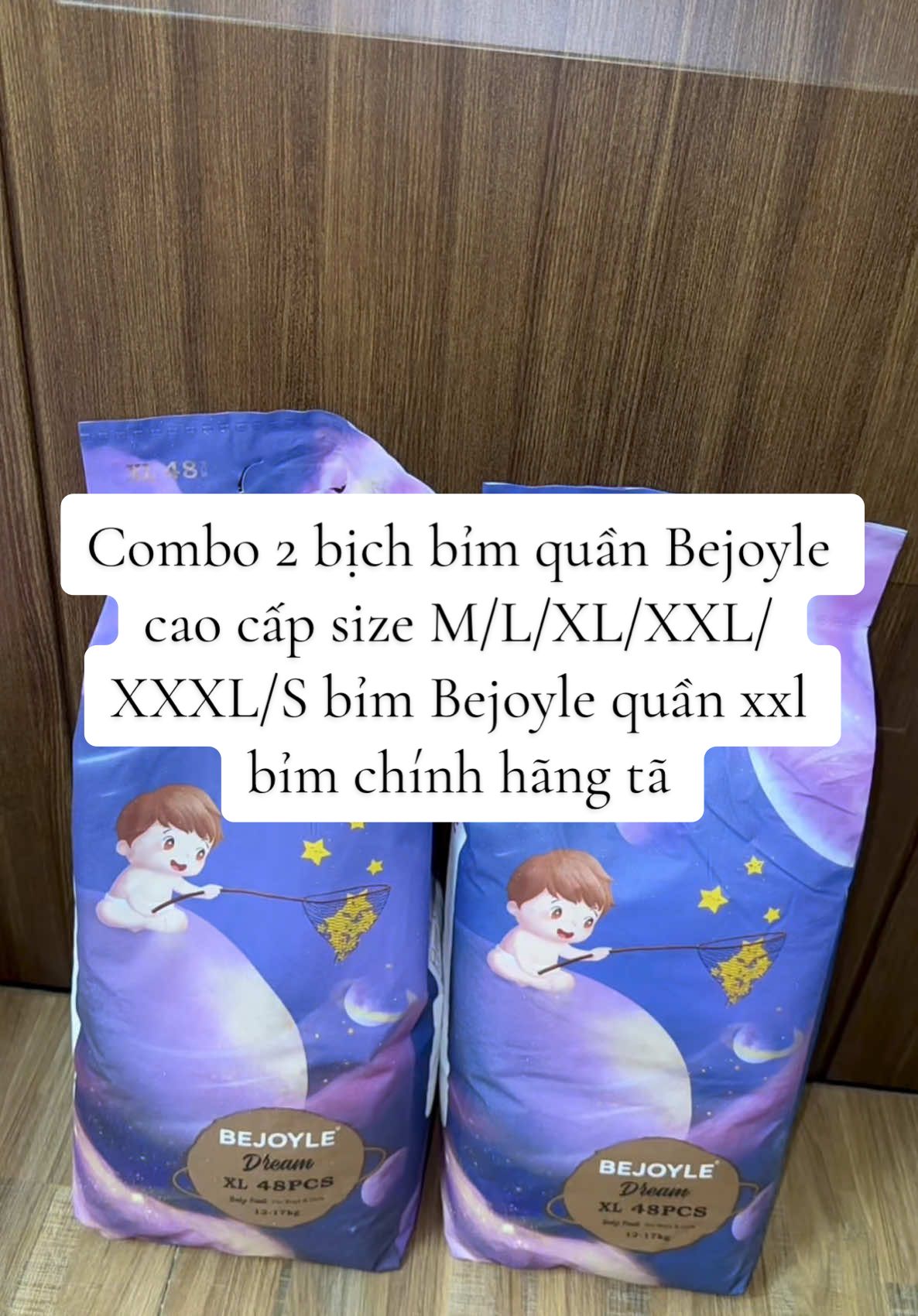 Combo 2 bịch bỉm quần Bejoyle cao cấp size M/L/XL/XXL/XXXL/S bỉm Bejoyle quần xxl bỉm chính hãng tã quần cho bé#mebaoboi #mebimsuakinhdoanh 