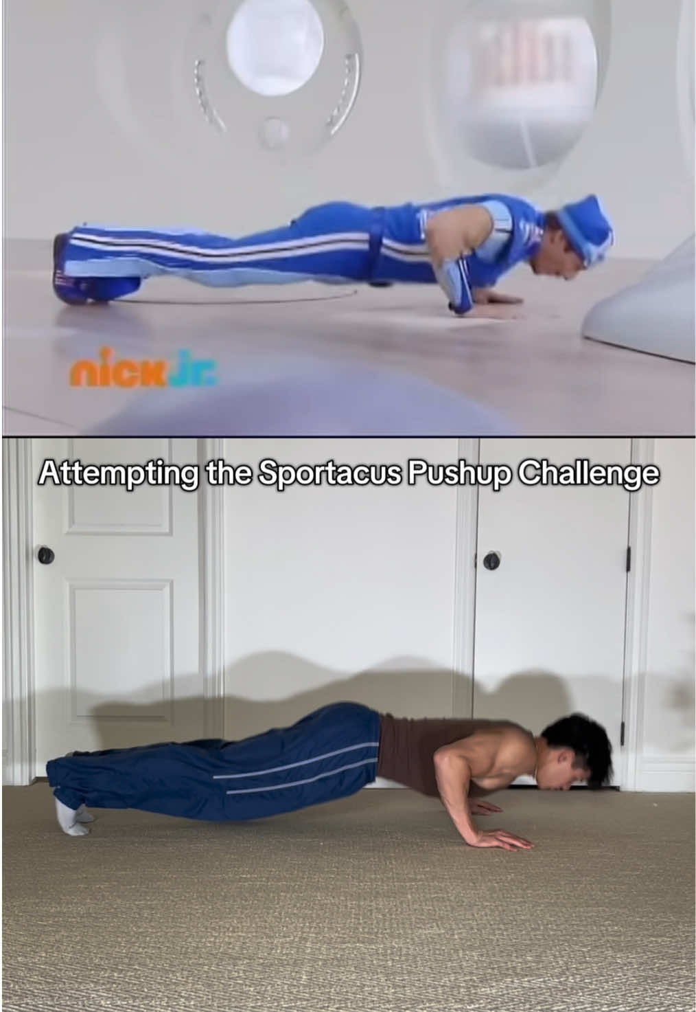 Sportacus wasn’t even out of breath #sportacus #sportacuspushupchallenge #pushupchallenge #calisthenics #gymmotivation #Fitness 