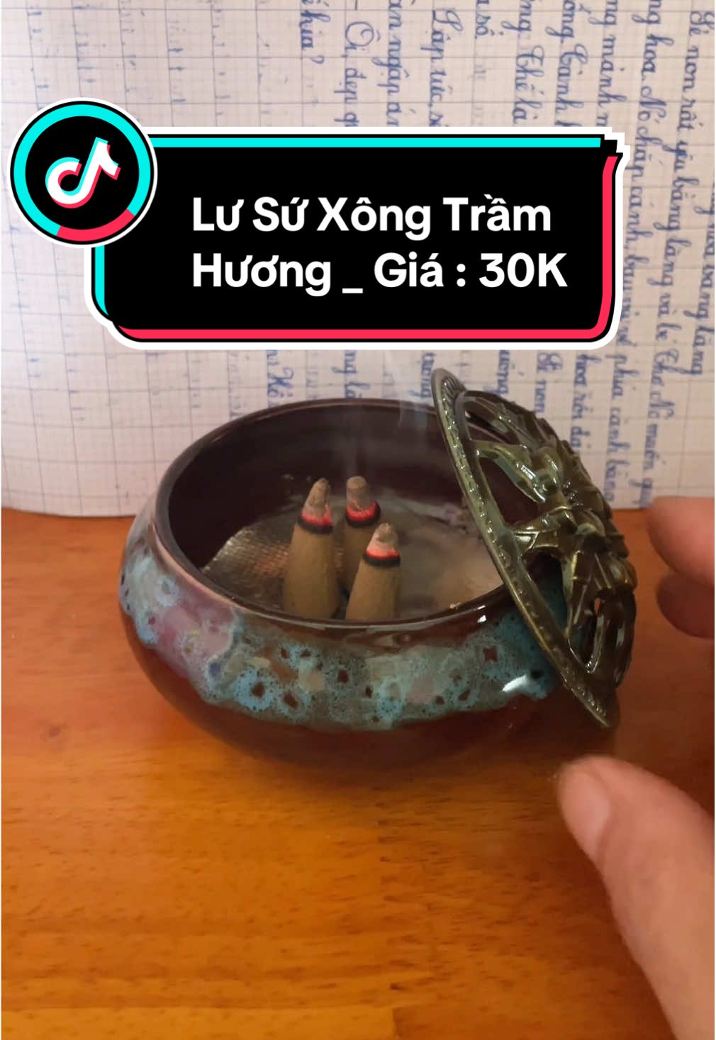 Lư Sứ Xông Trầm Hương #xuhuong #vairal #trendingvideo #luxongtram #lusuxongtram 