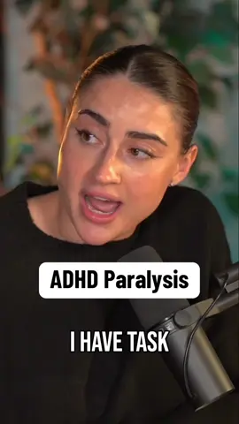 Ever wanted so badly to start a simple task, but your brain just…won’t? That’s task paralysis — and for people with ADHD, it’s a daily battle. Not because we don’t care or aren’t capable, but because our brains process mundane, repetitive tasks differently. And when it takes us longer than others, it chips away at our confidence, making us feel lazy, uneducated, or broken.  #adhd #adhdtiktok #adhdinwomen #neurodivergent #adhdprobs #MentalHealth #mentalhealthpodcast 