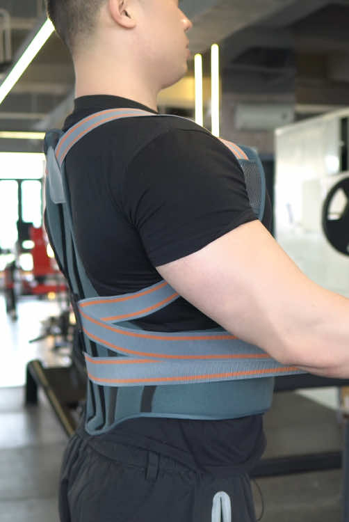 Bad posture?weak Core?this changes everything.#posturecorrection #backbrace #gym 