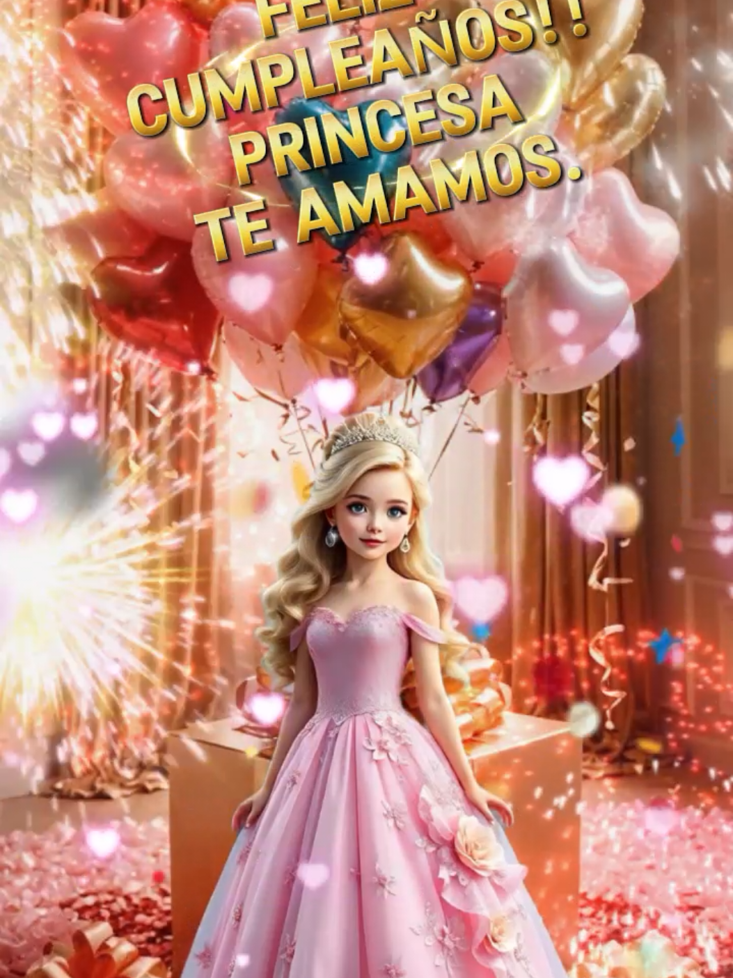 #CapCut #princesa #felizcumpleaños  #cumplefeliz #princesas #cumple  #plantillascapcut #tiktokviral 