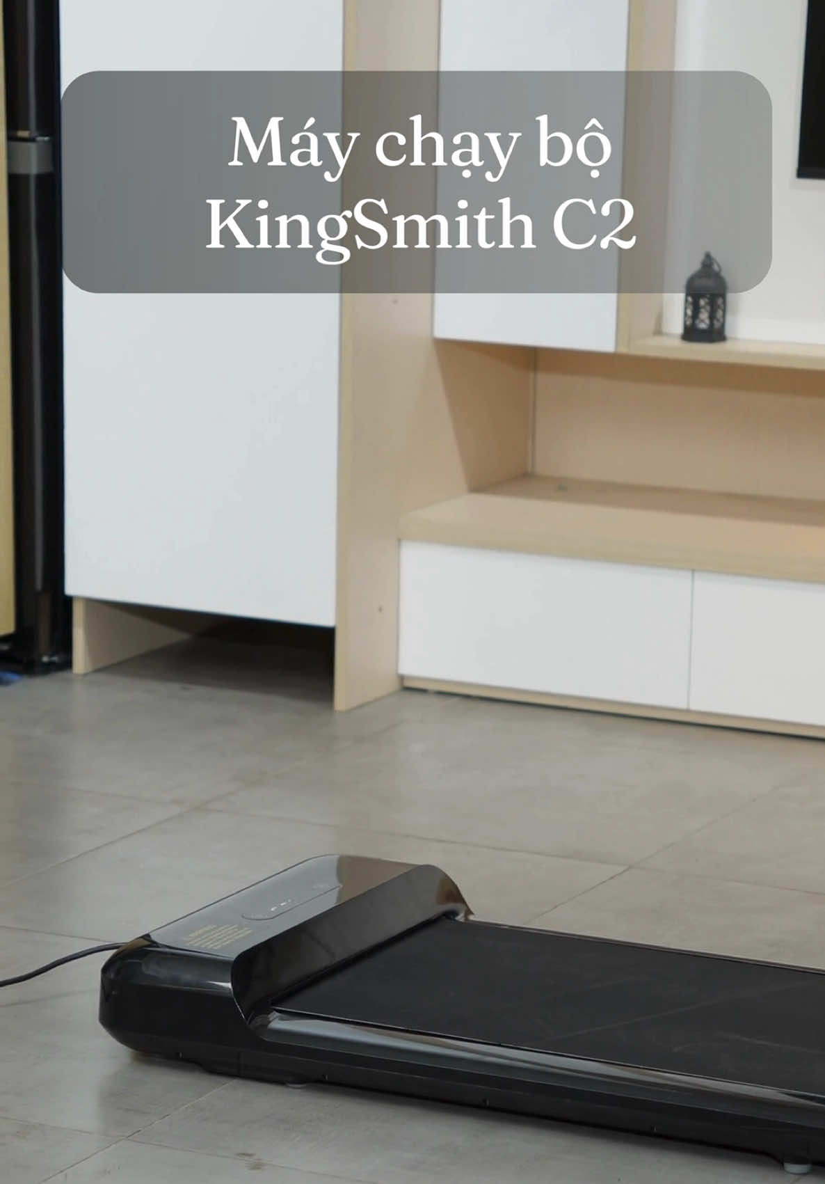 Thoải mái tập luyện tại nhà cùng máy chạy bộ KingSmith C2. #maychaybo #maychaybotainha #kingsmith #maychaybokingsmith #kingsmithc2 