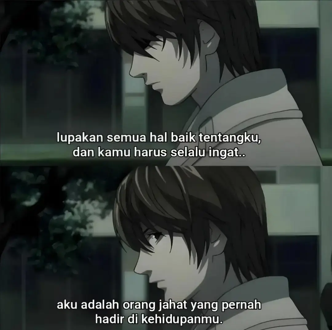 Lupakan semua hal baik tentangku. Lupakan cara aku membuatmu tersenyum di hari-hari beratmu. Lupakan bagaimana aku pernah jadi tempatmu pulang, tempatmu bercerita, tempatmu merasa aman. Lupakan semua malam panjang yang kita habiskan dengan obrolan tanpa henti, tawa yang tulus, dan pelukan yang katanya bisa menyembuhkan semuanya. Kamu harus selalu ingat satu hal-aku adalah orang jahat yang pernah hadir di hidupmu.Ingat bagaimana aku membuatmu ragu pada dirimu sendiri. Bagaimana aku membuatmu menangis di malam-malam yang seharusnya kamu gunakan untuk tidur nyenyak. Ingat bagaimana aku memilih diam saat kamu butuh aku bicara, bagaimana aku pergi saat kamu cuma ingin aku bertahan. Jangan pernah lupakan rasa kecewa yang aku tanamkan di hatimu, karena itulah aku yang sebenarnya. Aku bukan cerita manis. Aku adalah luka yang sempat kamu rawat, tapi tak pernah benar-benar sembuh. Jangan kenang aku sebagai seseorang yang pernah mencintaimu dengan baik, karena aku tak pantas dikenang seindah itu. Aku lebih cocok jadi bayangan buruk yang kamu ceritakan sebagai pelajaran hidup, bukan sebagai seseorang yang layak kamu rindukan. Jadi, jika suatu hari kamu mendengar namaku, jangan tersenyum. Jangan merasa hangat. Rasakan dinginnya pengkhianatan, dan biarkan itu jadi pengingat: bahwa aku adalah orang jahat yang pernah kamu izinkan masuk, dan kini harus kamu usir dari setiap sudut ingatanmu. #fyp #fcmobile #longtext #sad