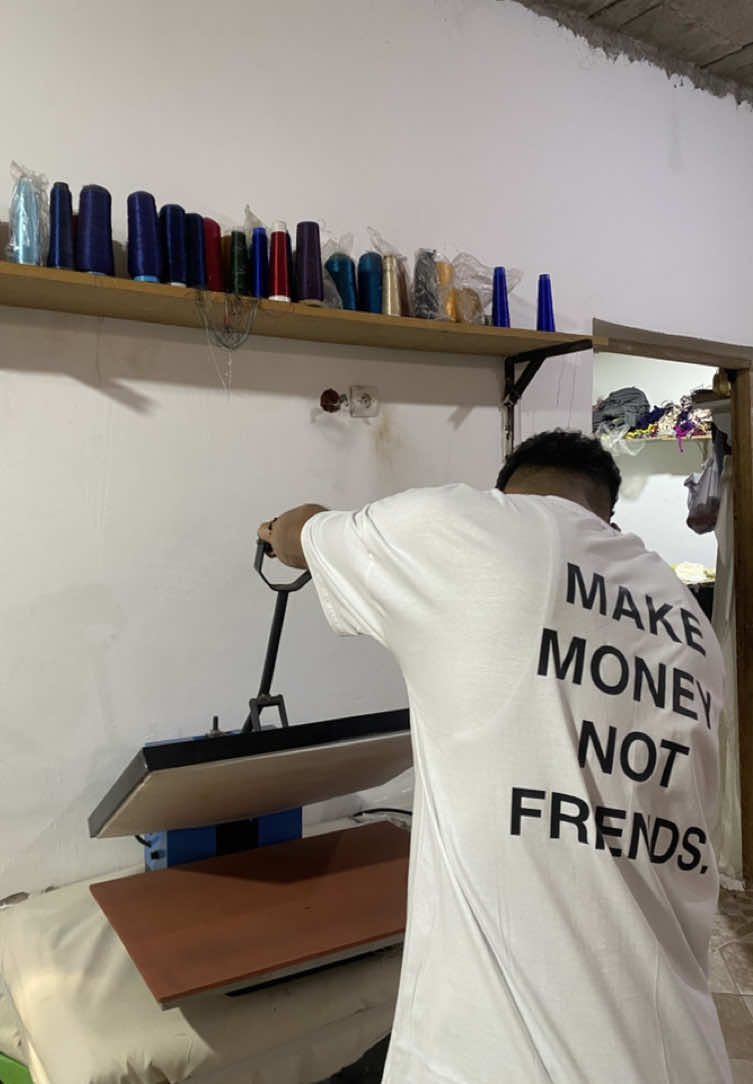 Make money not friends Tshirt 🥶 #money #fypシ゚ #streetwear 